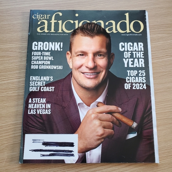 Cigar Aficionado magazine Rob Gronkowski The Gronk superbowl‎ champion - Picture 1 of 3